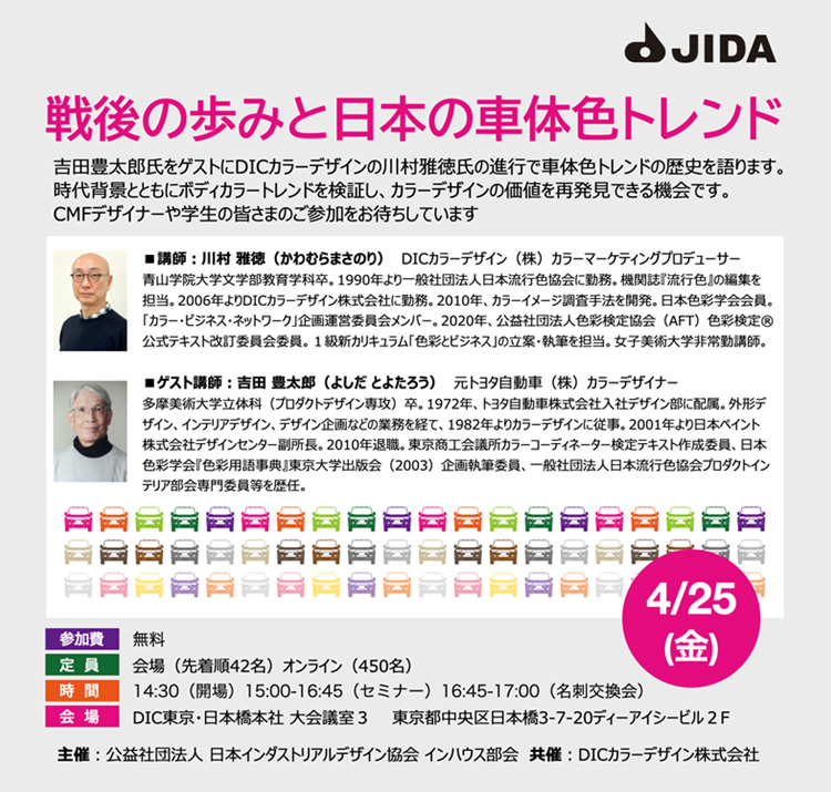 戦後の歩みと日本の車体色トレンド