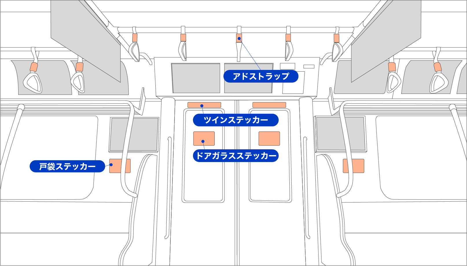 ステッカー（戸袋、ツイン、等）